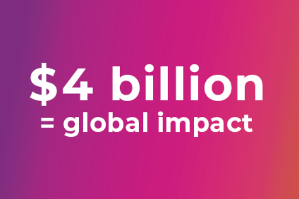 $4 billion = global impact