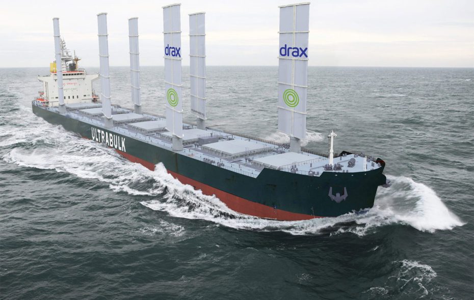 Artist impression Drax panamax with FastRigs