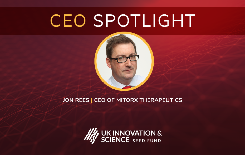 Jon Rees, CEO of MitoRx Therapeutics